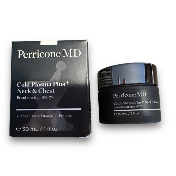 NEW Perricone MD Cold Plasma Plus+ Neck & Chest Broad Spectrum SPF 25 Exp 2026 - Picture 1 of 6